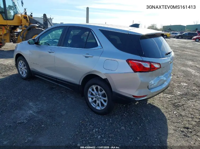 3GNAXTEV0MS161413 2021 Chevrolet Equinox Awd 2Fl