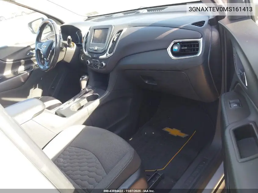 3GNAXTEV0MS161413 2021 Chevrolet Equinox Awd 2Fl