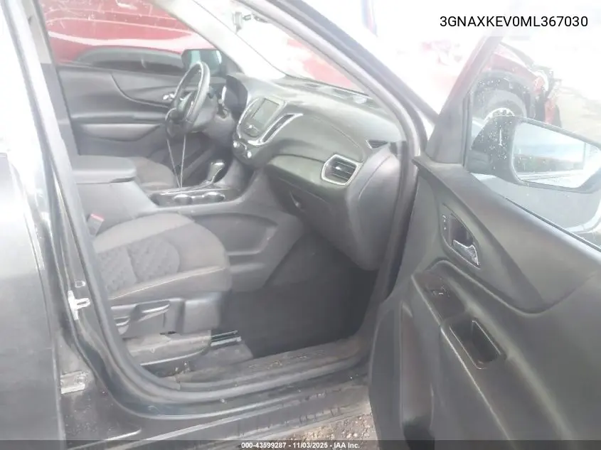 3GNAXKEV0ML367030 2021 Chevrolet Equinox Fwd Lt