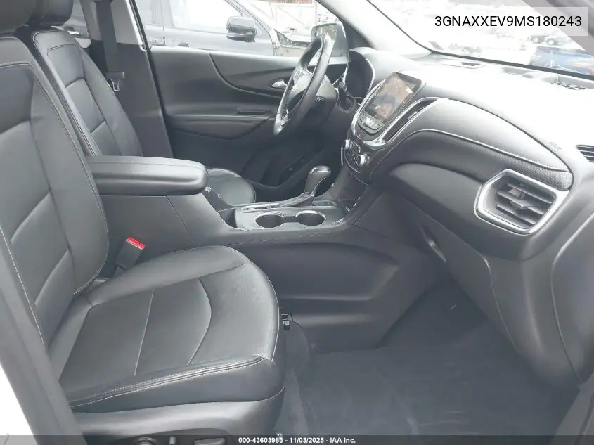 3GNAXXEV9MS180243 2021 Chevrolet Equinox Awd Premier