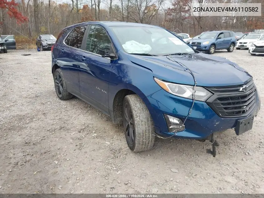 2GNAXUEV4M6110582 2021 Chevrolet Equinox Awd Lt