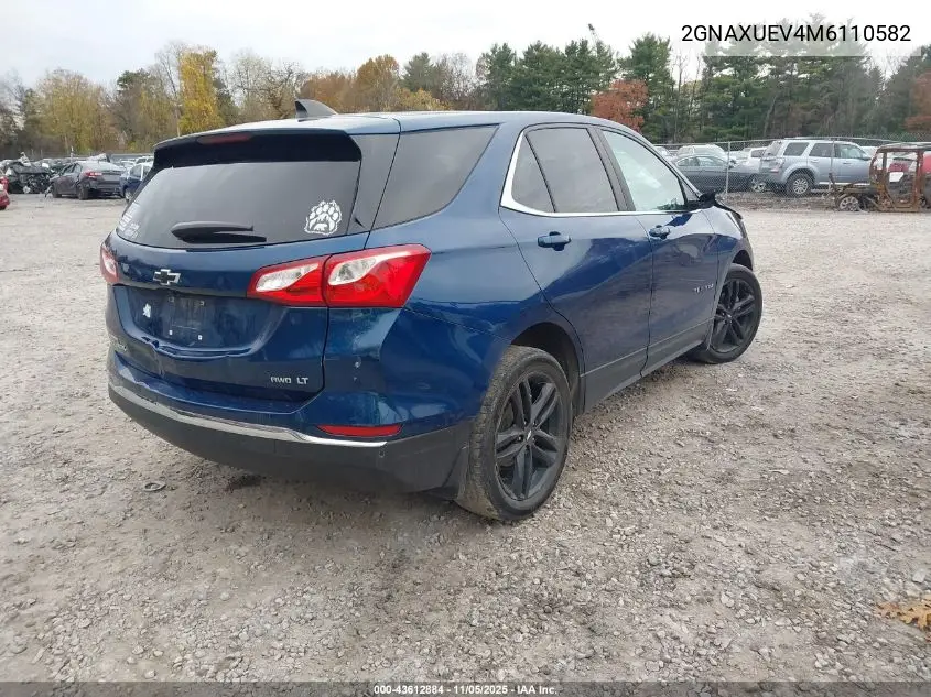 2GNAXUEV4M6110582 2021 Chevrolet Equinox Awd Lt