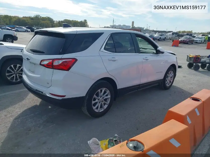 3GNAXKEV1MS159177 2021 Chevrolet Equinox Fwd Lt