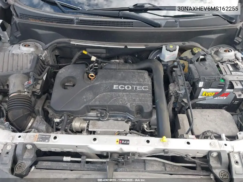 3GNAXHEV6MS162255 2021 Chevrolet Equinox Fwd Ls