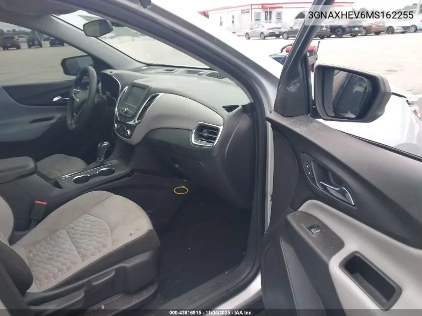 3GNAXHEV6MS162255 2021 Chevrolet Equinox Fwd Ls