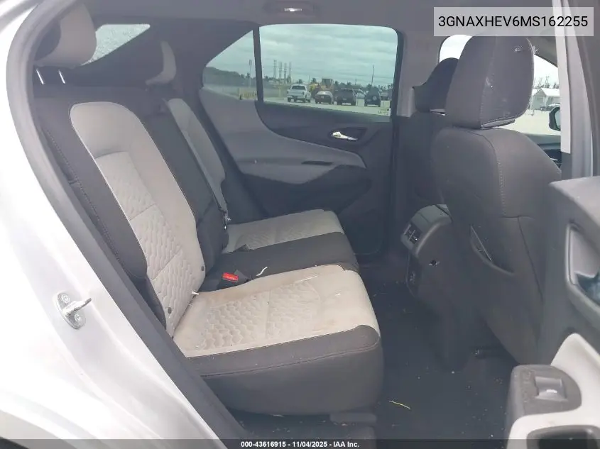 3GNAXHEV6MS162255 2021 Chevrolet Equinox Fwd Ls