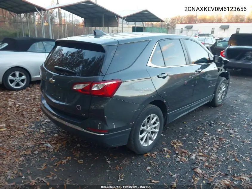 2GNAXKEV0M6123656 2021 Chevrolet Equinox Fwd Lt