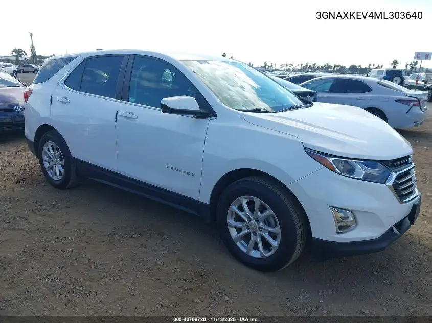 3GNAXKEV4ML303640 2021 Chevrolet Equinox Fwd Lt