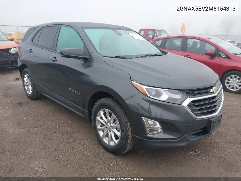 2GNAX5EV2M6154313 2021 Chevrolet Equinox Awd 1Fl