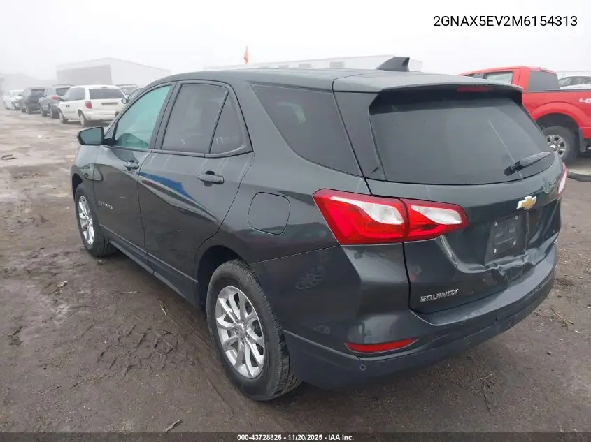 2GNAX5EV2M6154313 2021 Chevrolet Equinox Awd 1Fl