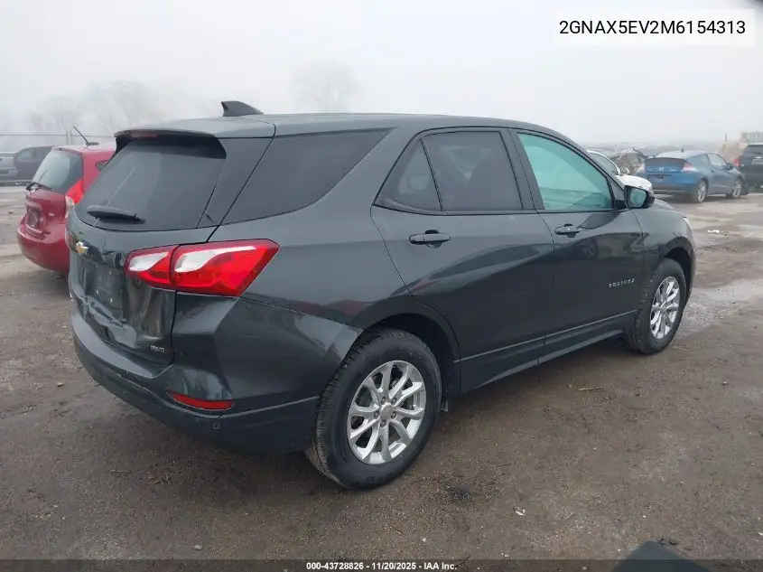 2GNAX5EV2M6154313 2021 Chevrolet Equinox Awd 1Fl