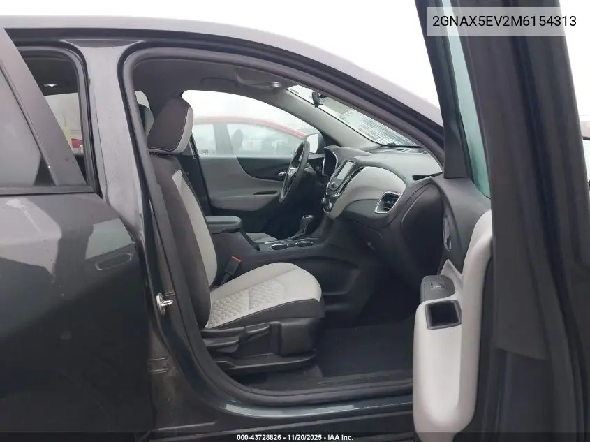 2GNAX5EV2M6154313 2021 Chevrolet Equinox Awd 1Fl