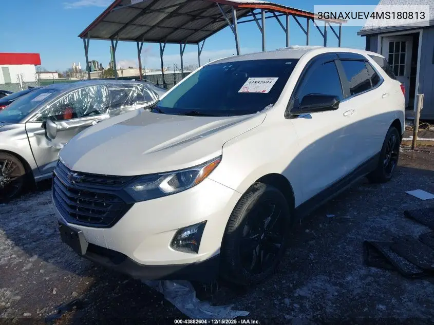 3GNAXUEV4MS180813 2021 Chevrolet Equinox Awd Lt