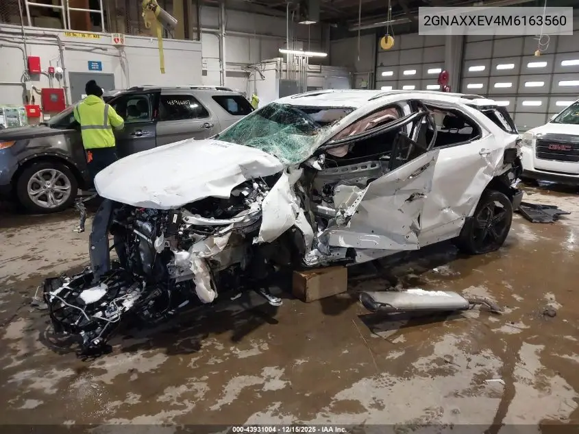 2GNAXXEV4M6163560 2021 Chevrolet Equinox Awd Premier