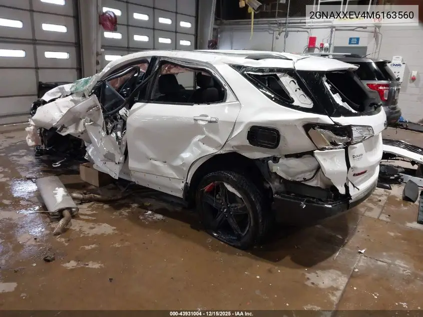 2GNAXXEV4M6163560 2021 Chevrolet Equinox Awd Premier