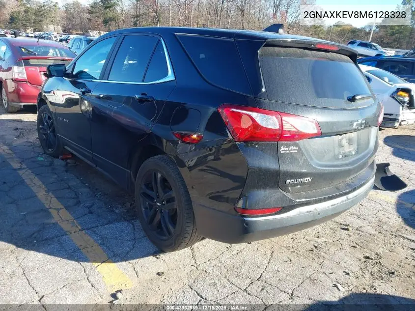 2GNAXKEV8M6128328 2021 Chevrolet Equinox Fwd Lt