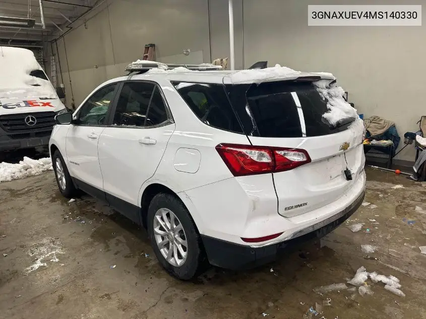 3GNAXUEV4MS140330 2021 Chevrolet Equinox Awd Lt