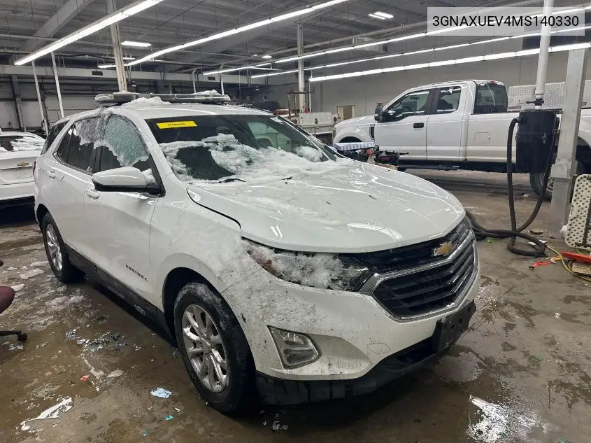 3GNAXUEV4MS140330 2021 Chevrolet Equinox Awd Lt