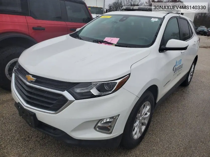 3GNAXUEV4MS140330 2021 Chevrolet Equinox Awd Lt