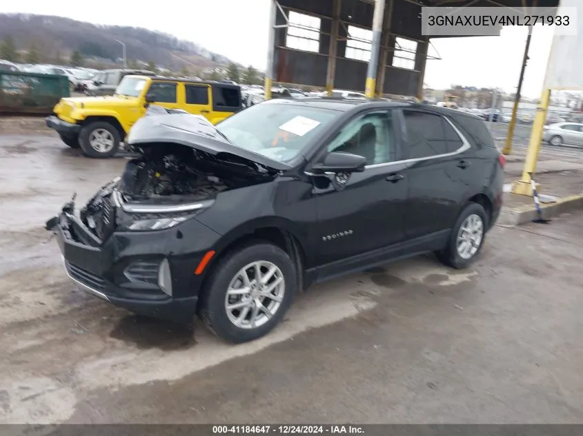 3GNAXUEV4NL271933 2022 Chevrolet Equinox Awd Lt