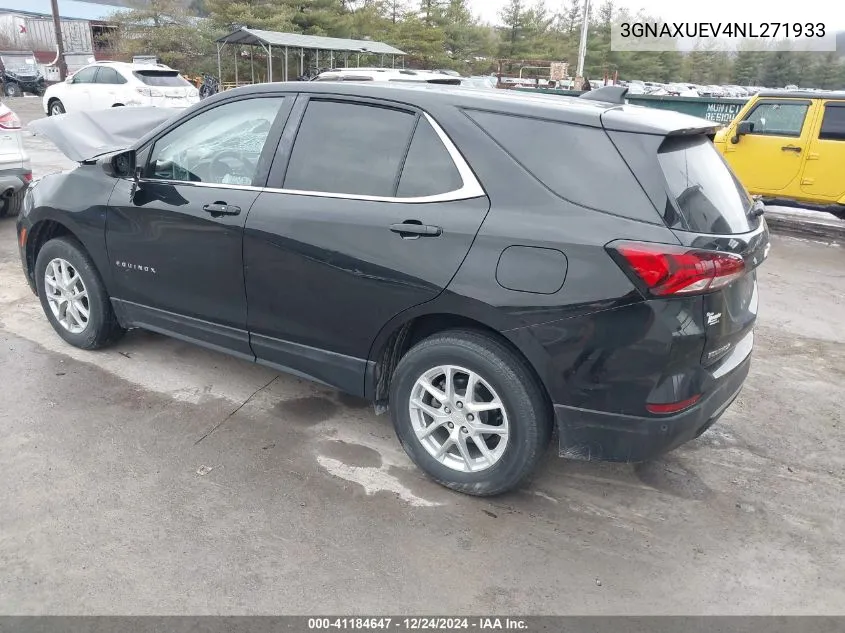 3GNAXUEV4NL271933 2022 Chevrolet Equinox Awd Lt