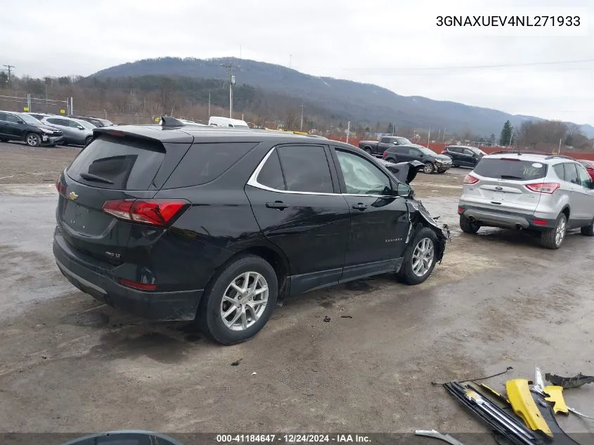 3GNAXUEV4NL271933 2022 Chevrolet Equinox Awd Lt