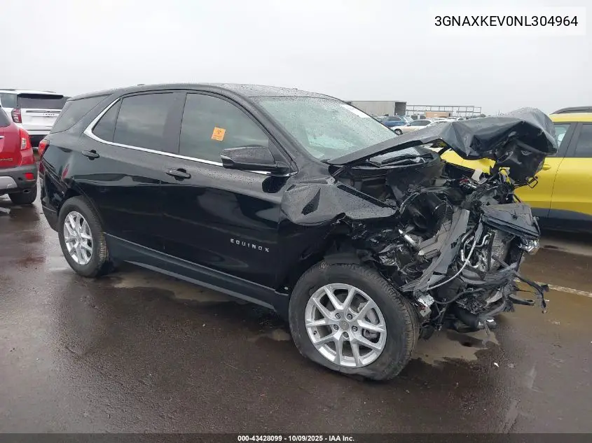 3GNAXKEV0NL304964 2022 Chevrolet Equinox Fwd Lt