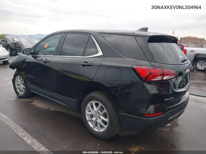 3GNAXKEV0NL304964 2022 Chevrolet Equinox Fwd Lt