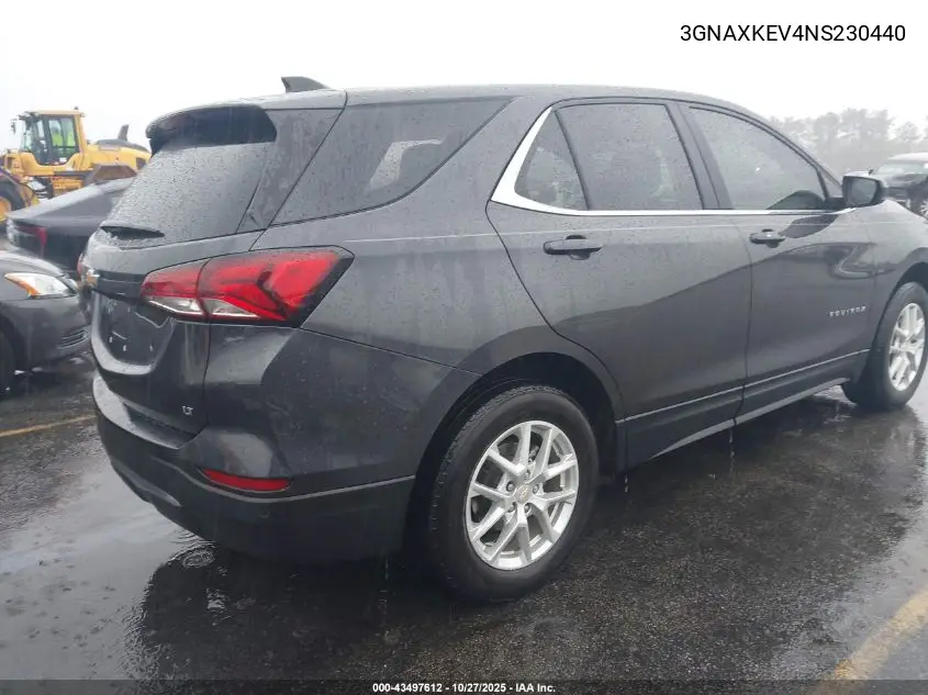 3GNAXKEV4NS230440 2022 Chevrolet Equinox Fwd Lt