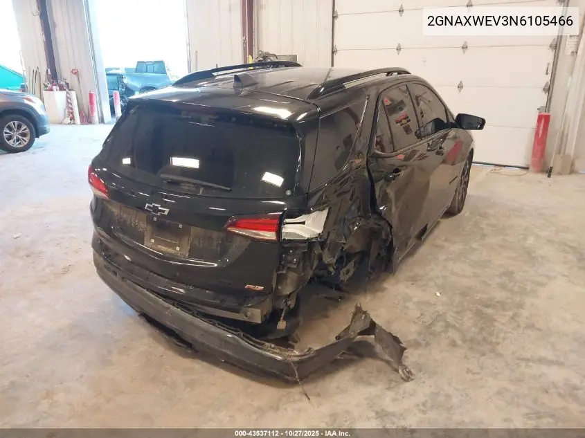 2GNAXWEV3N6105466 2022 Chevrolet Equinox Awd Rs