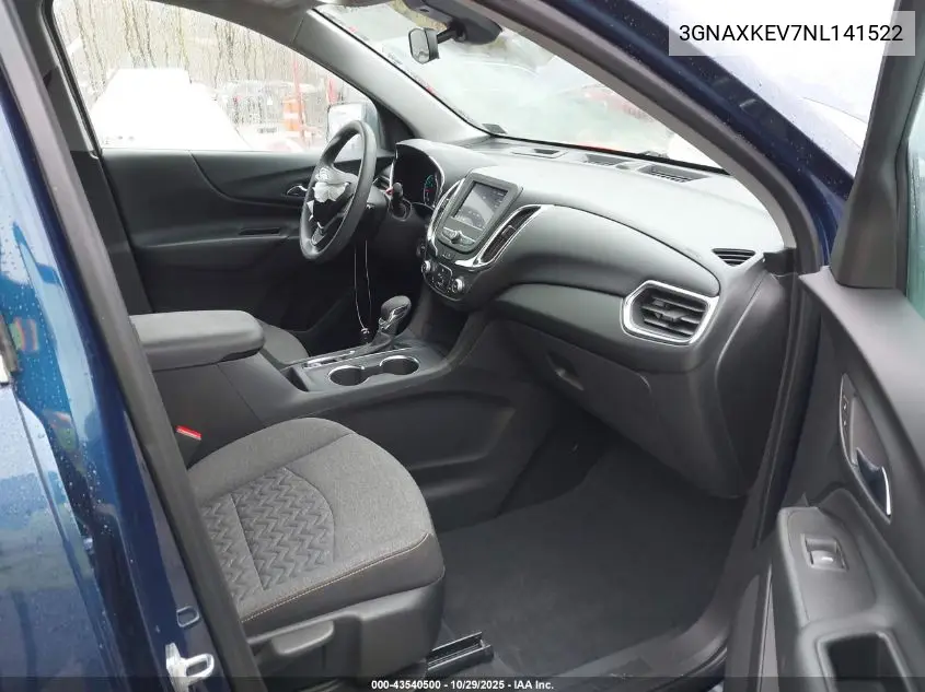 3GNAXKEV7NL141522 2022 Chevrolet Equinox Fwd Lt