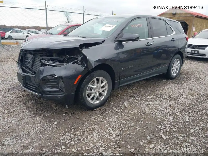 3GNAXUEV9NS189413 2022 Chevrolet Equinox Awd Lt