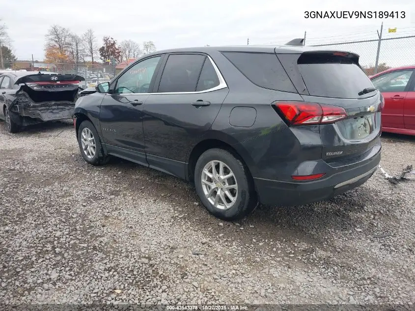 3GNAXUEV9NS189413 2022 Chevrolet Equinox Awd Lt