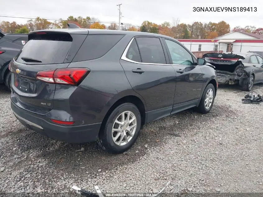 3GNAXUEV9NS189413 2022 Chevrolet Equinox Awd Lt