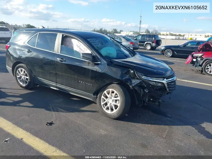 2GNAXKEVXN6105652 2022 Chevrolet Equinox Fwd Lt