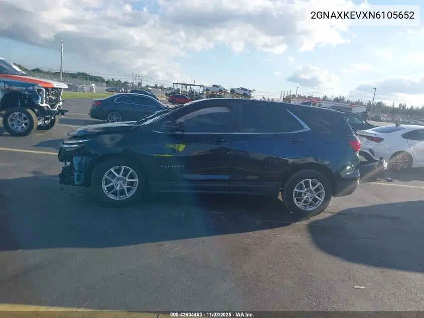 2GNAXKEVXN6105652 2022 Chevrolet Equinox Fwd Lt