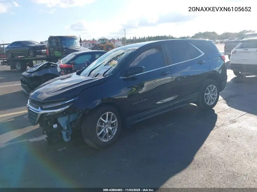 2GNAXKEVXN6105652 2022 Chevrolet Equinox Fwd Lt