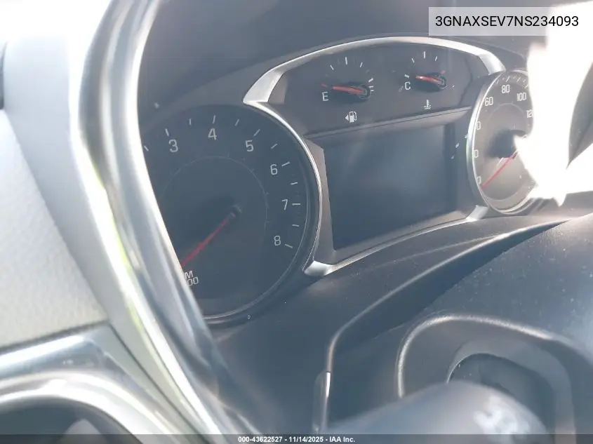 3GNAXSEV7NS234093 2022 Chevrolet Equinox Awd Ls