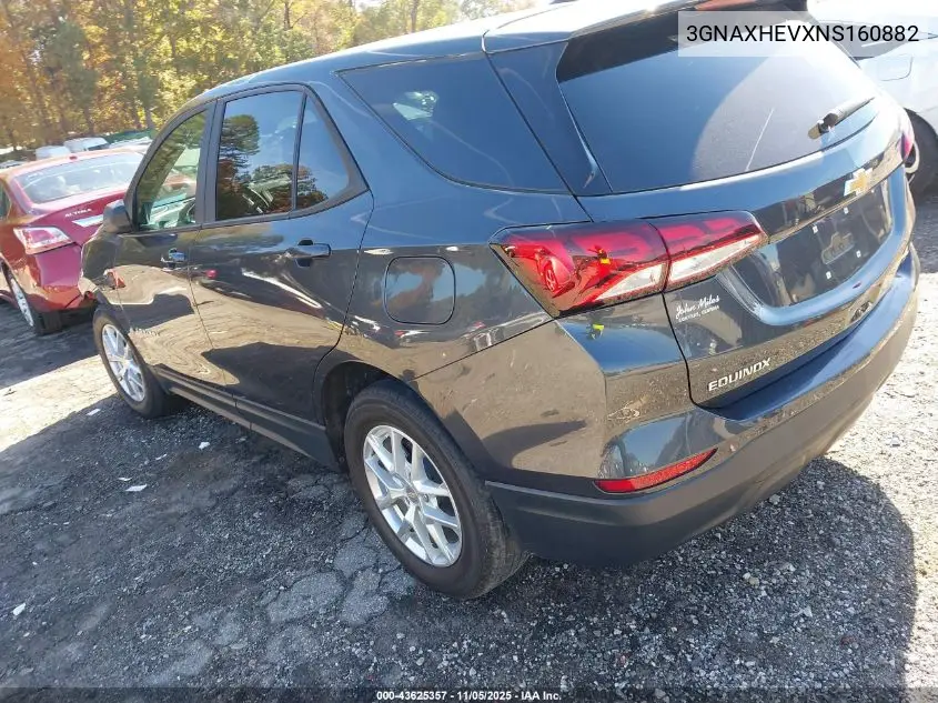 3GNAXHEVXNS160882 2022 Chevrolet Equinox Fwd Ls