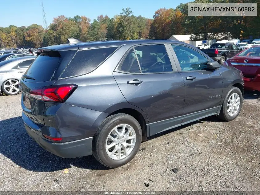 3GNAXHEVXNS160882 2022 Chevrolet Equinox Fwd Ls