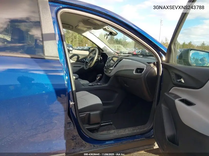 3GNAXSEVXNS243788 2022 Chevrolet Equinox Awd Ls