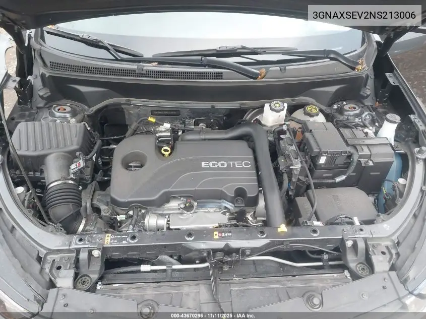 3GNAXSEV2NS213006 2022 Chevrolet Equinox Awd Ls