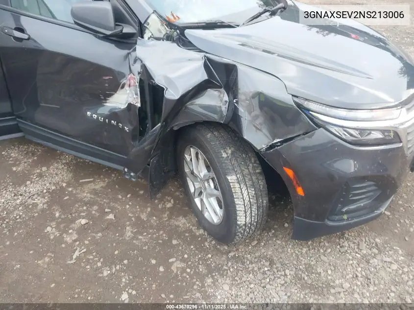 3GNAXSEV2NS213006 2022 Chevrolet Equinox Awd Ls