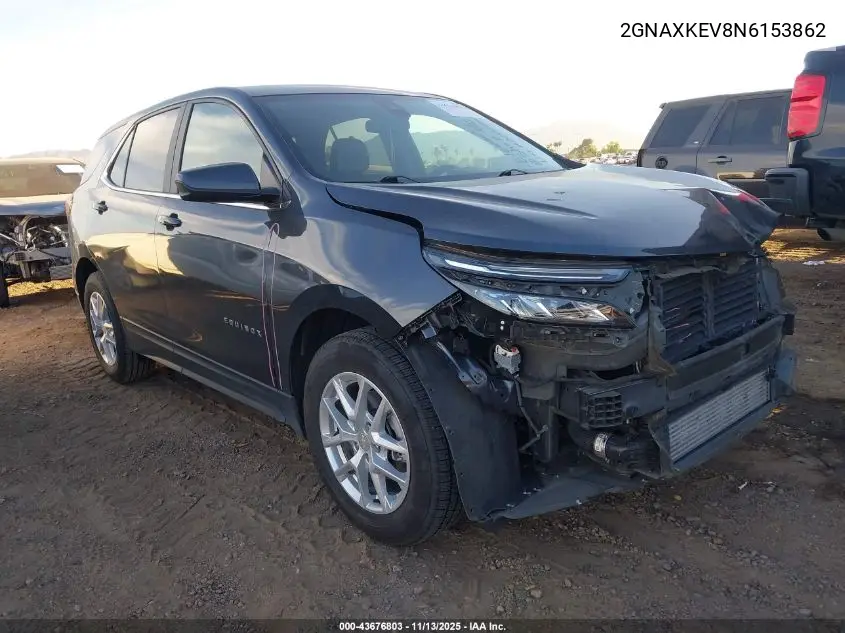 2GNAXKEV8N6153862 2022 Chevrolet Equinox Fwd Lt