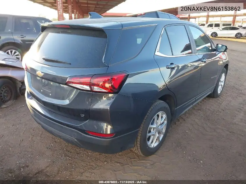 2GNAXKEV8N6153862 2022 Chevrolet Equinox Fwd Lt