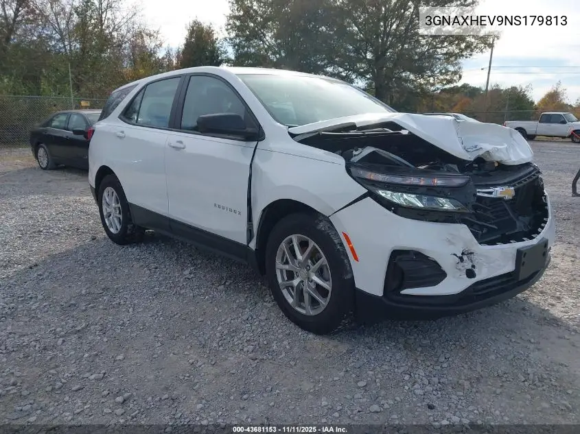 3GNAXHEV9NS179813 2022 Chevrolet Equinox Fwd Ls