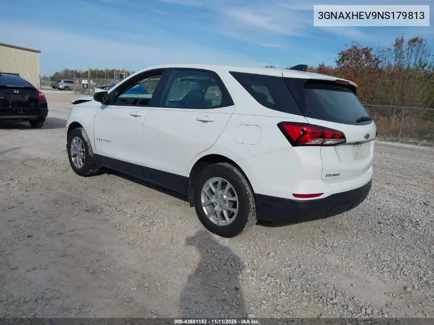 3GNAXHEV9NS179813 2022 Chevrolet Equinox Fwd Ls