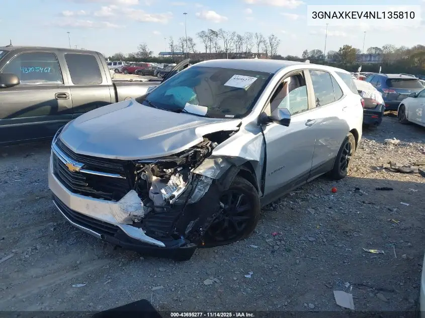 3GNAXKEV4NL135810 2022 Chevrolet Equinox Fwd Lt