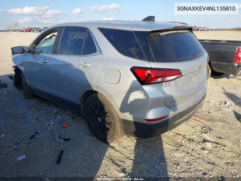 3GNAXKEV4NL135810 2022 Chevrolet Equinox Fwd Lt