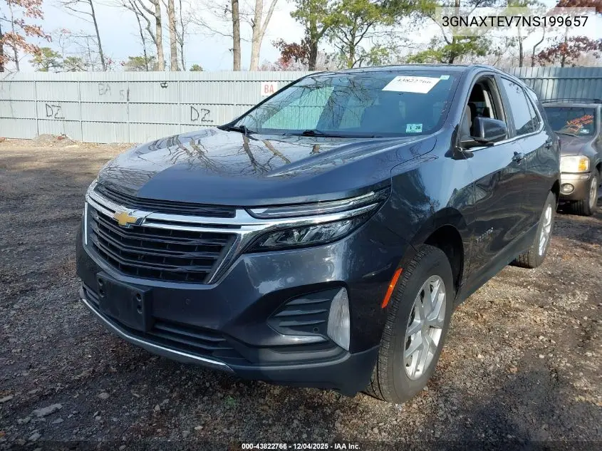 3GNAXTEV7NS199657 2022 Chevrolet Equinox Awd 2Fl